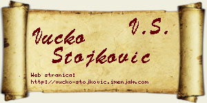 Vučko Stojković vizit kartica
